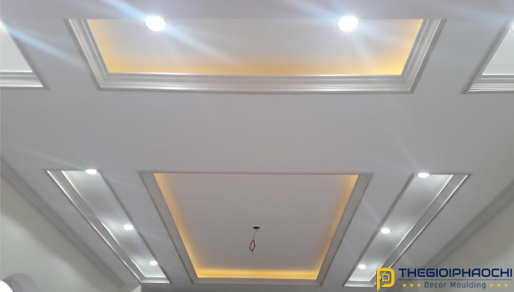 Mẫu Công Trình Thực Tế Sử Dụng Phào Chỉ Trần Nhựa Hàn Quốc